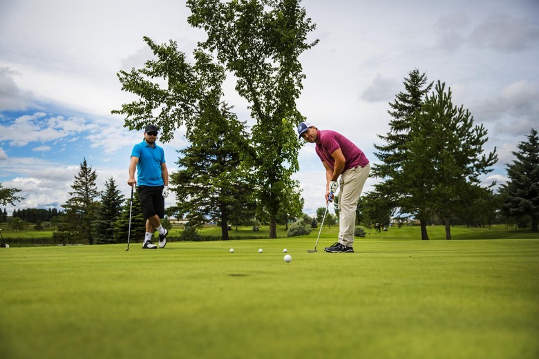 Golfing in Alberta